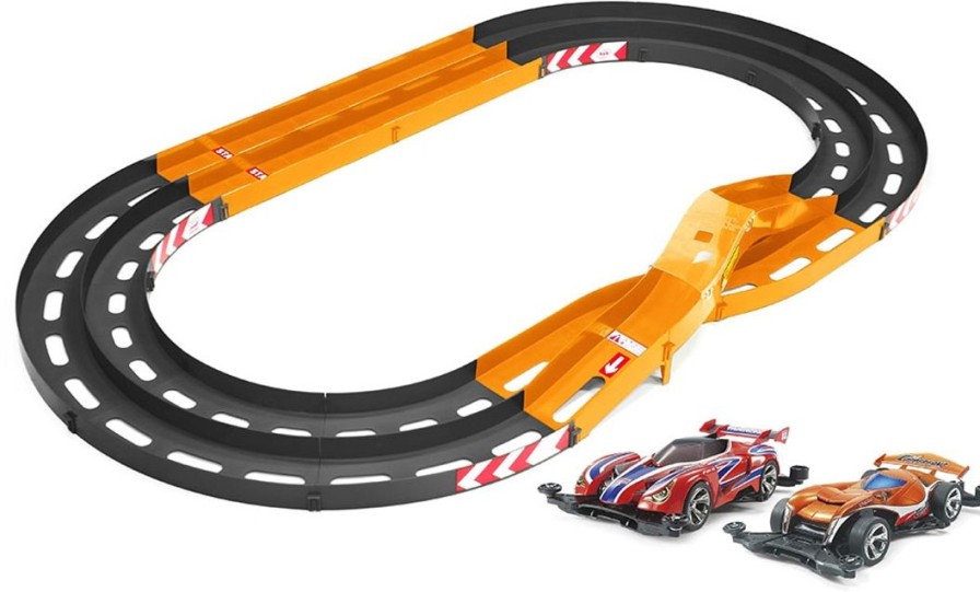 Mini 4Wd Oval Home Circuit (Two-Level Lane Change) Plus Trairong & Copperfang (Mini 4Wd Special Project) Hot