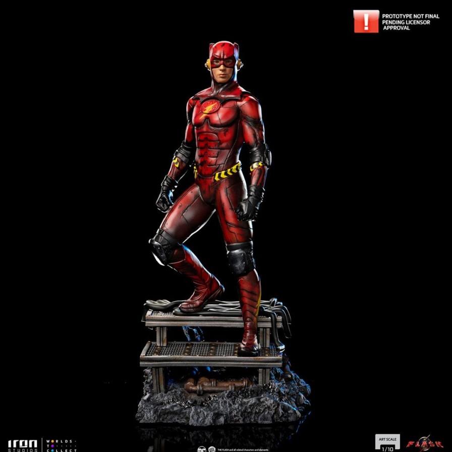 1/10 Dc - Iron Studios Scale Statue: Art Scale - The Flash (Batman Costume) [Movie / The Flash] Online