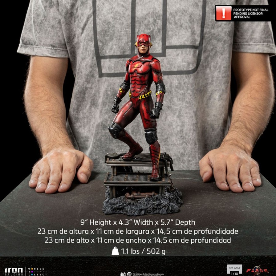 1/10 Dc - Iron Studios Scale Statue: Art Scale - The Flash (Batman Costume) [Movie / The Flash] Online