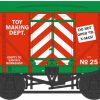 N Scale British Railways Wooden Wagon Christmas Santa'S Workshop Wholesale