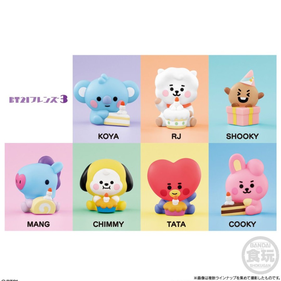 Bt21 Friends 3: 1Box (12Pcs) New