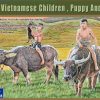 1/35 60'S-70'S Vietnamese Children , Puppy And Buffalo Set New