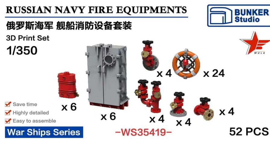 1/350 Russian Navy Fire Equipments Best