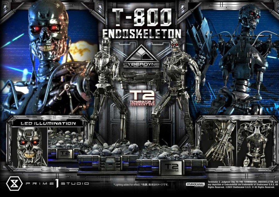 1/3 Museum Masterline Terminator 2 T-800 Endoskeleton New