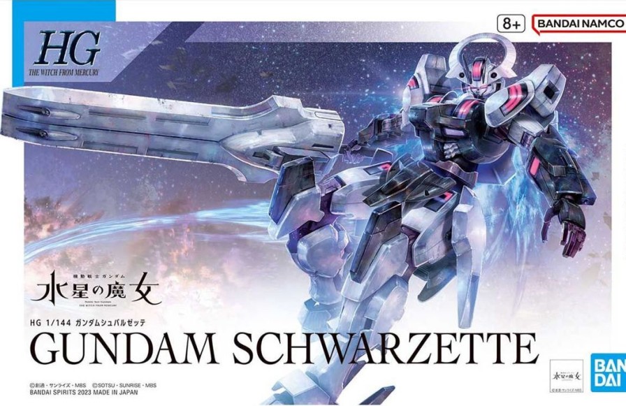 1/144 Hg Gundam Schwarzette (Mobile Suit Gundam: The Witch From Mercury) Clearance