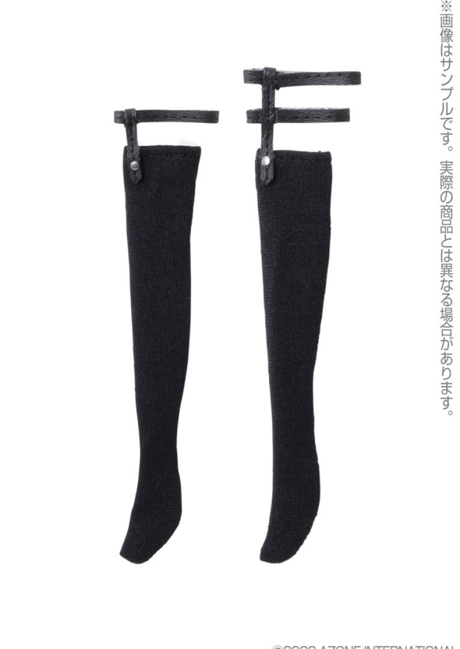 1/6 Pnxs Asymmetric Socks Garter Black X Black Wholesale