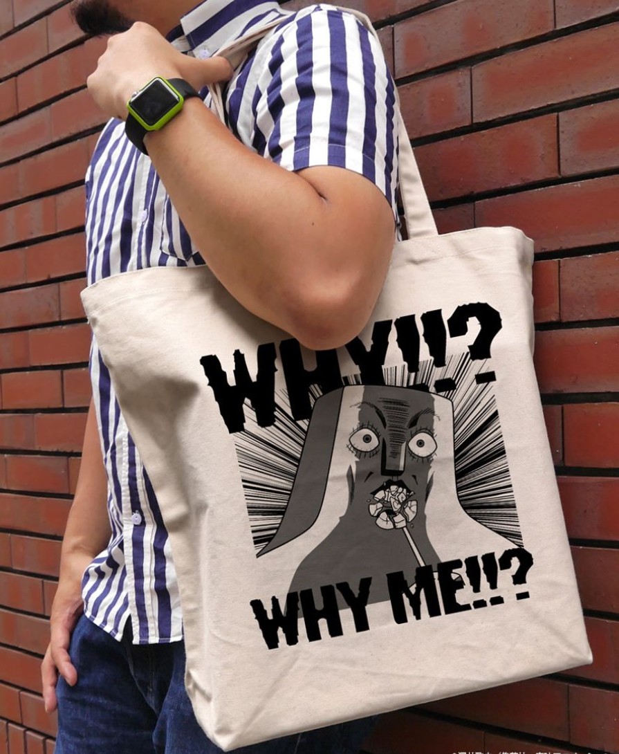 Bobobo-Bo Bo-Bobo: Tokoro Tennosuke Why!!? Why Me!!? Large Tote Natural Online