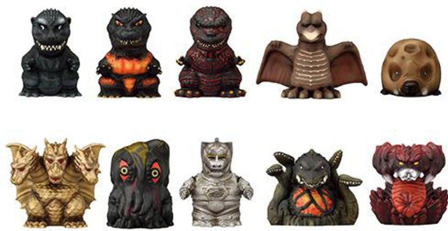 Godzilla: Soft Vinyl Puppet Mascot: 1Box (10Pcs) (Reissue) Hot