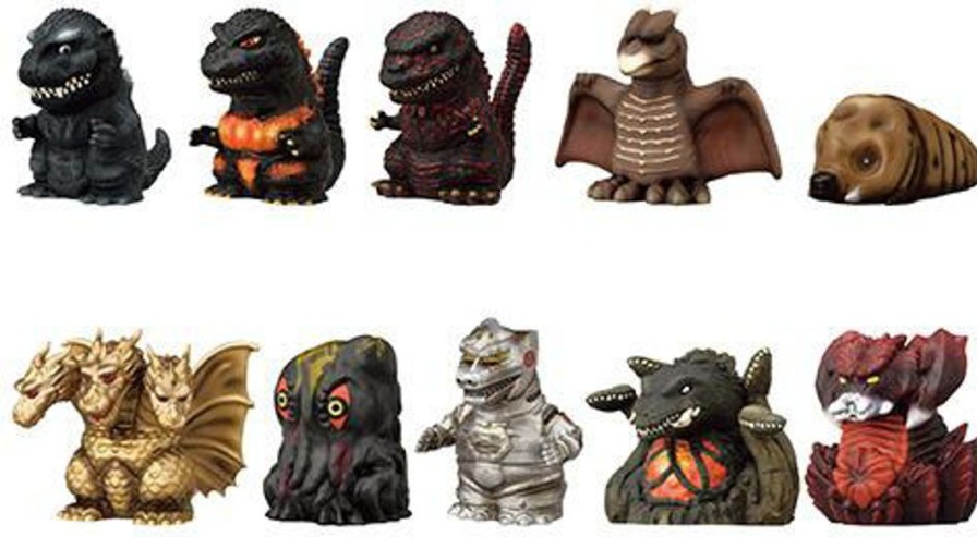 Godzilla: Soft Vinyl Puppet Mascot: 1Box (10Pcs) (Reissue) Hot