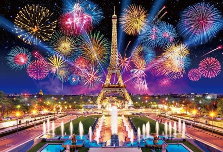 Jigsaw Puzzle: Eiffel Tower Festival-France 300P (26 X 38Cm) Hot