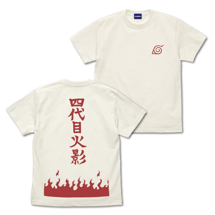 Naruto Shippuden: The Fourth Hokage T-Shirt Vanilla White S New