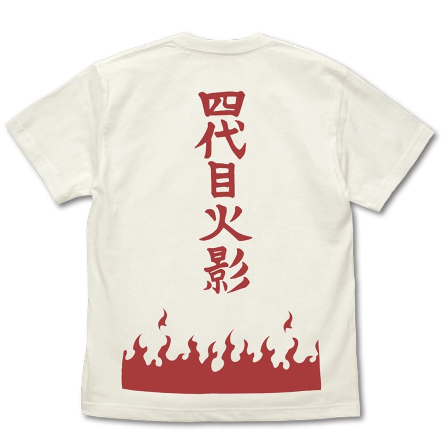 Naruto Shippuden: The Fourth Hokage T-Shirt Vanilla White S New