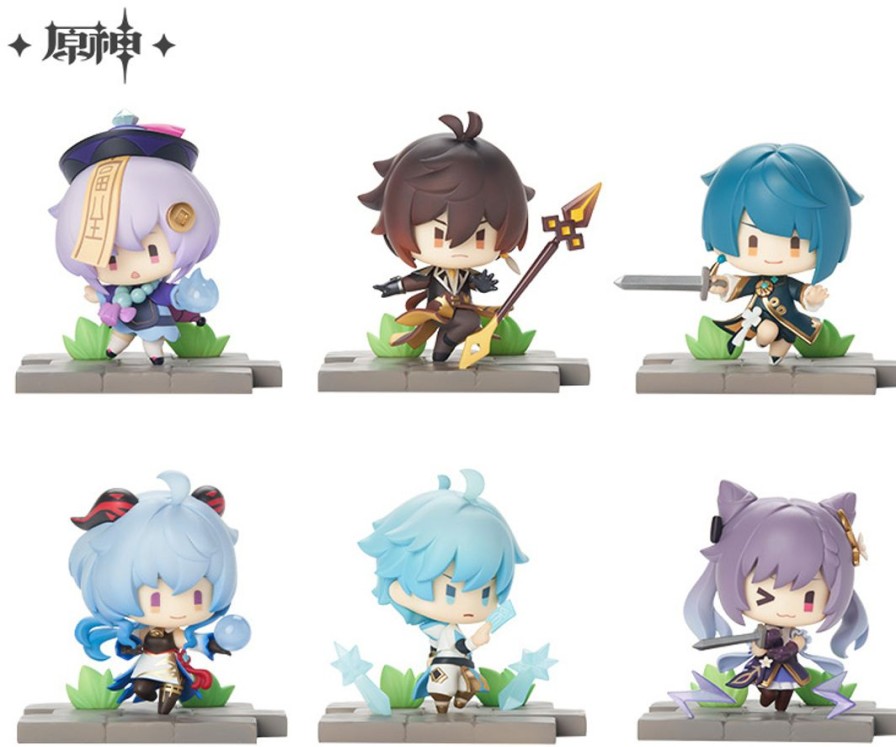 Genshin Impact: Senjou No Yuushi Collection Figure Liyue Edition: 1Box (6Pcs) (Reissue) New