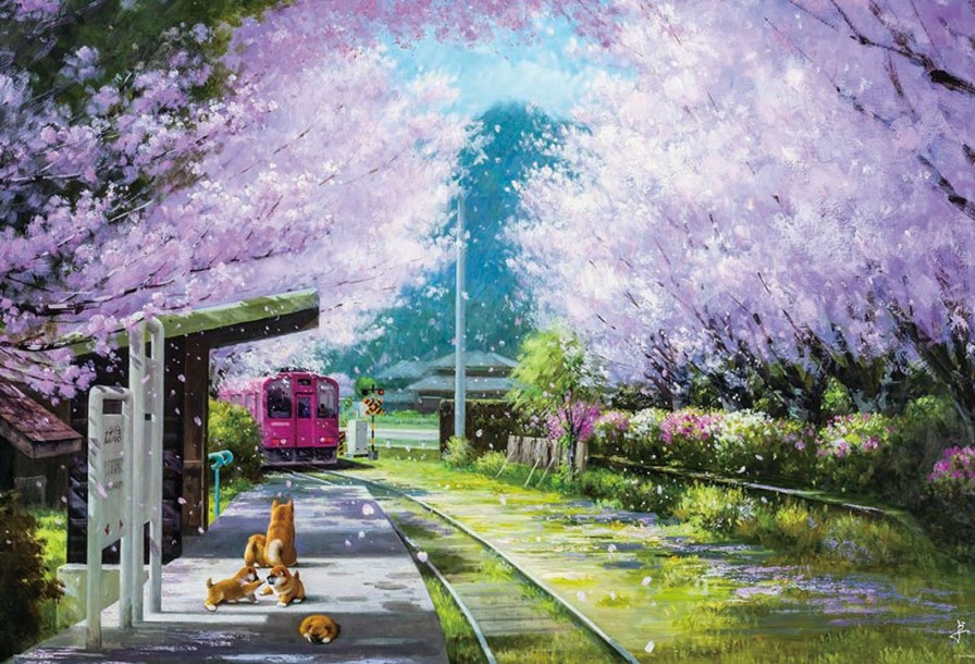 Jigsaw Puzzle: Spring Platform 1000Pcs (72 X 49Cm) New