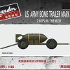 1/32 Us/Uk Aviation Bomb Trailer Mk.2 (With Bomb) (Set Of 2) New