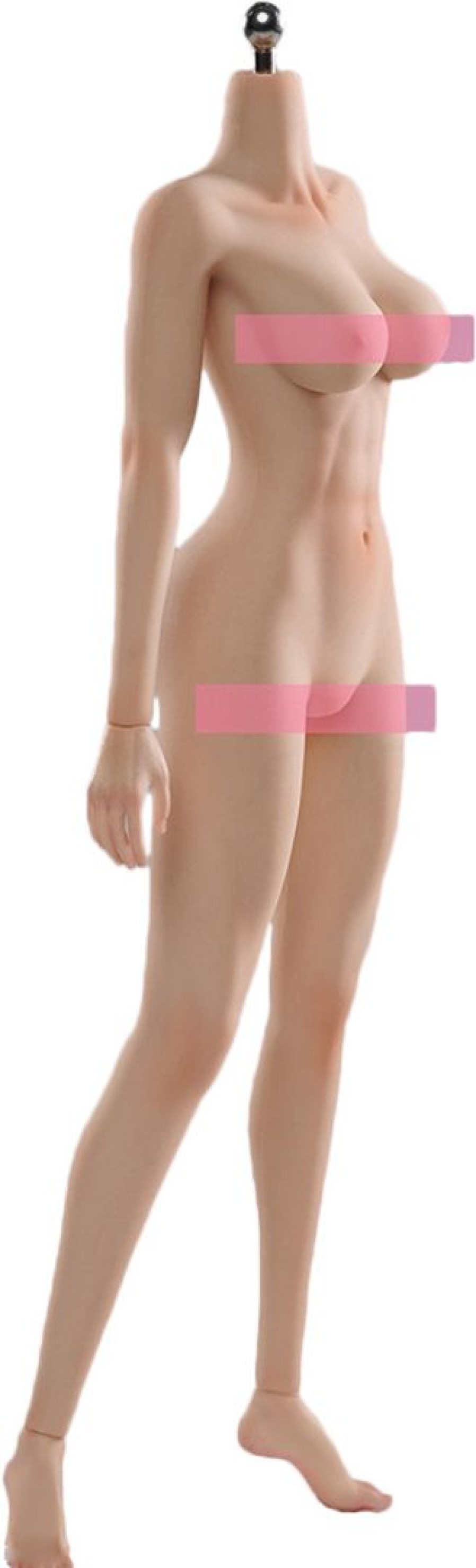 1/6 Medium Chest Standard Universal Woman Silicone Body Fair Skin 01A Clearance