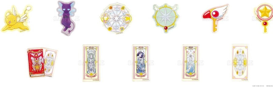 Cardcaptor Sakura: Secret Acrylic Sticker 1Box 12Pcs Hot