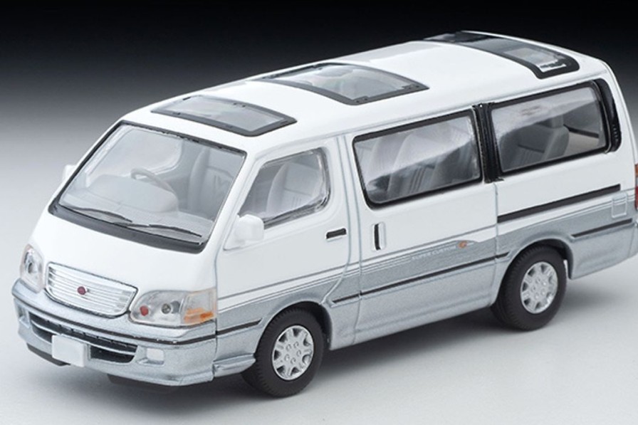 1/64 Lv-N216D Toyota Hiace Wagon Super Custom G (White/Silver) 2001 Model New