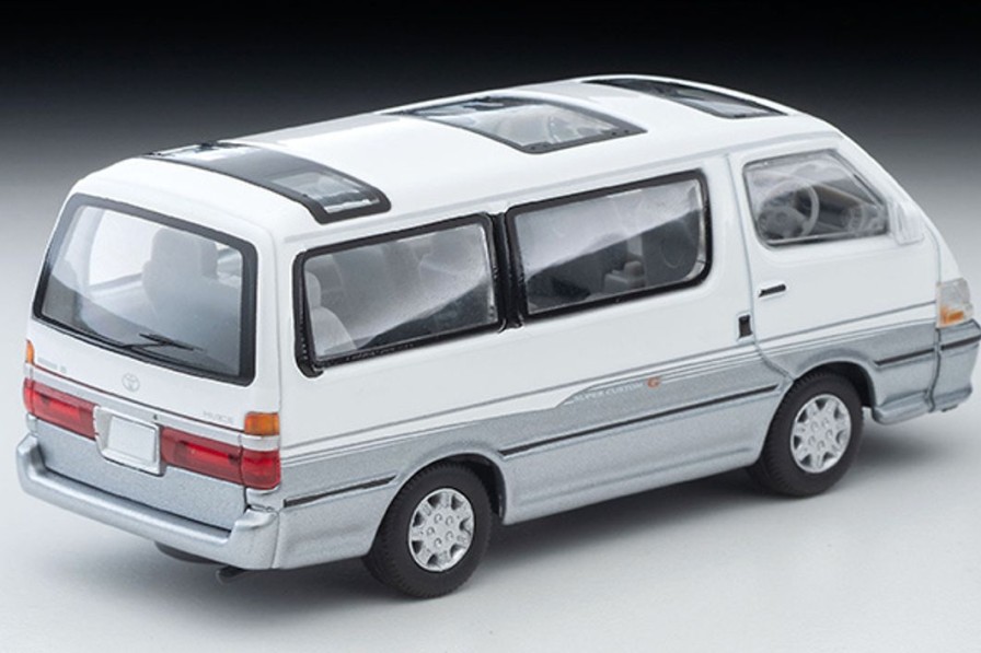 1/64 Lv-N216D Toyota Hiace Wagon Super Custom G (White/Silver) 2001 Model New