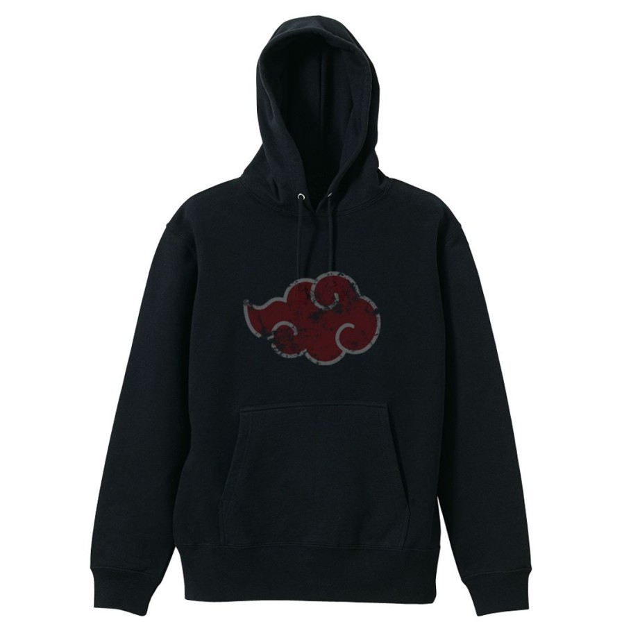 Naruto Shippuden: Akatsuki Pullover Hoodie Black M Online