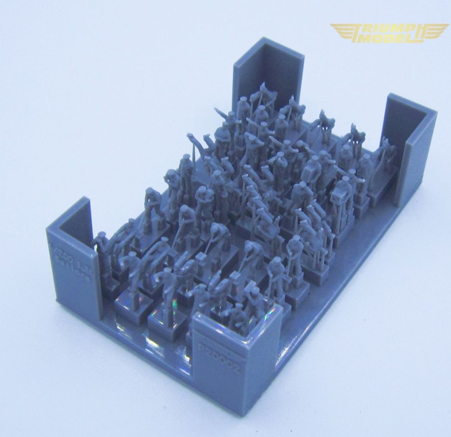 1/200 Ijn Sailors Precision 3D Printing Model Set (50 Pcs) New