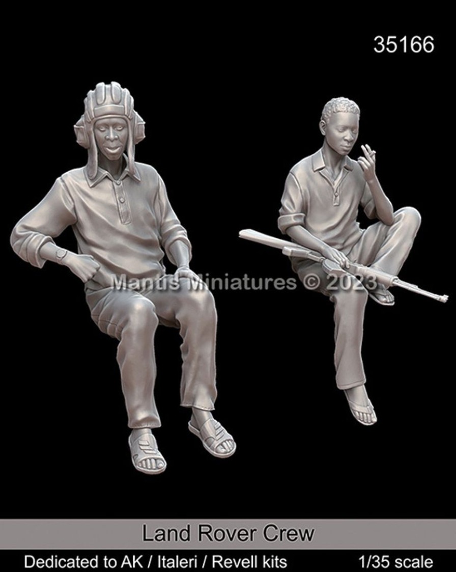 1/35 Current Use Land Rover African Militia Crew Set (For Ak Interactive / Italeri / Revell) New