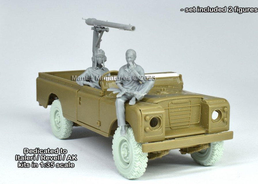 1/35 Current Use Land Rover African Militia Crew Set (For Ak Interactive / Italeri / Revell) New