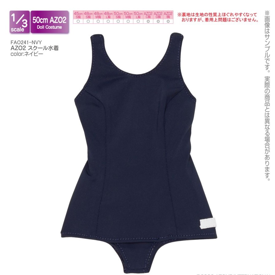 1/3 Azo2 School Swimsuit Navy Online