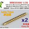 1/35 Us Army Browning M1919 Cal..30 Medium Machine Gun Late Type Easy Set Hot