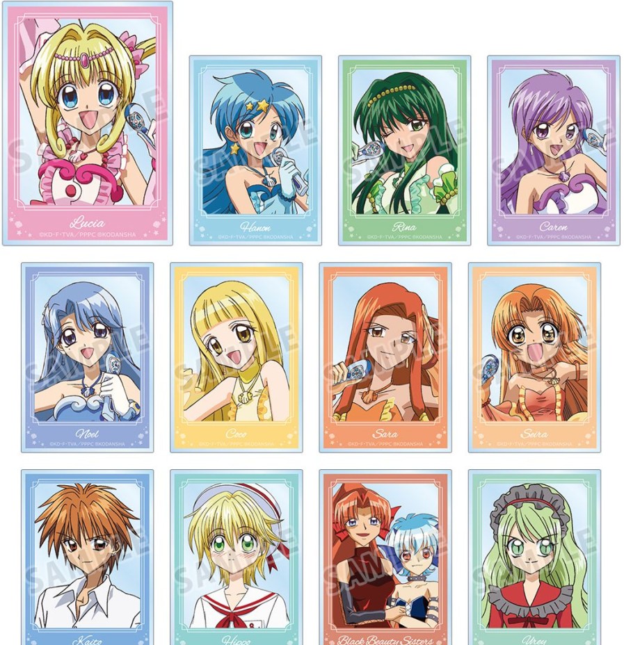 Mermaid Melody Pichi Pichi Pitch: Trading Acrylic Card 1Box 12Pcs Clearance