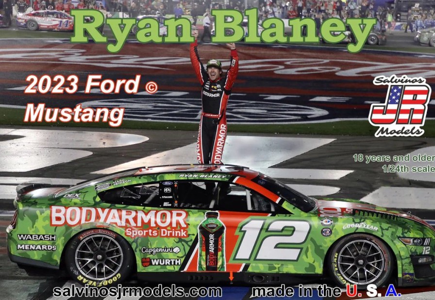 1/24 Team Penske 2023 Ryan Blaney Ford Mustang 600 Winner Clearance