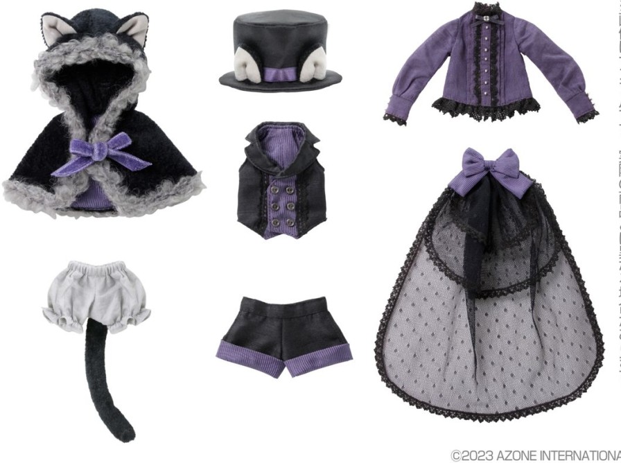 1/6 Pnxs Cheshire Cat Set: Alice'S Tea Party Black X Purple Wholesale