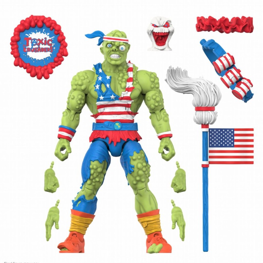 The Toxic Avenger / Toxie Ultimate 7 Inch Action Figure Vintage Toy American Ver. Hot