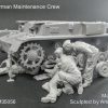 1/35 Wwii Germany Maintenance Worker At Work (Set Of 5, With Spare Wheels / Jack) Wholesale