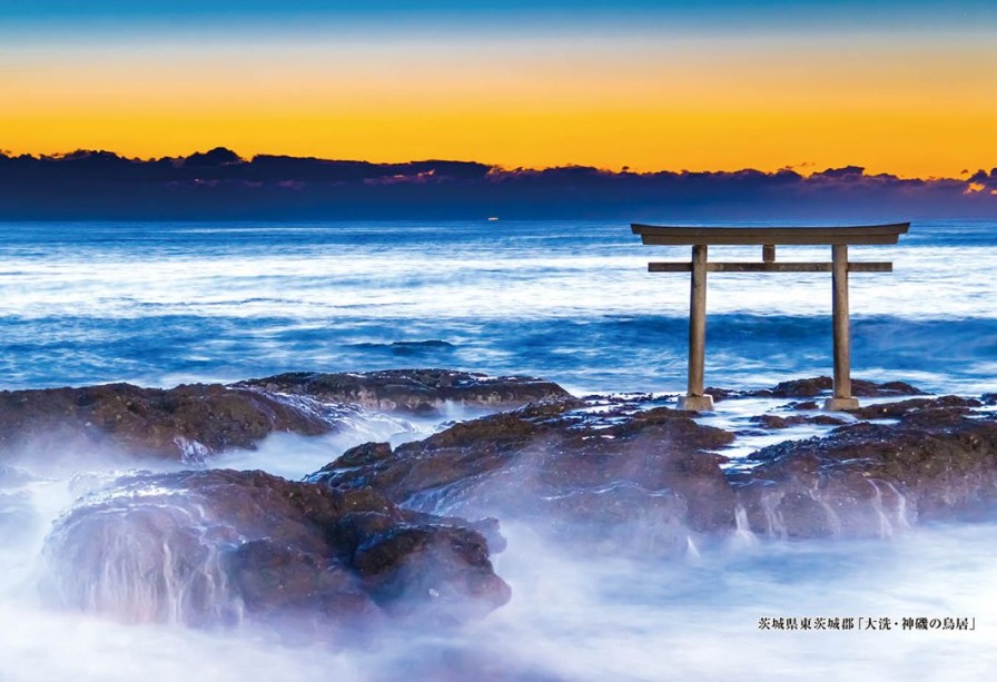 Jigsaw Puzzle: Torii Of Oarai Kamiiso, Higashiibaraki District, Ibaraki Prefecture 300P (26 X 38Cm) Clearance