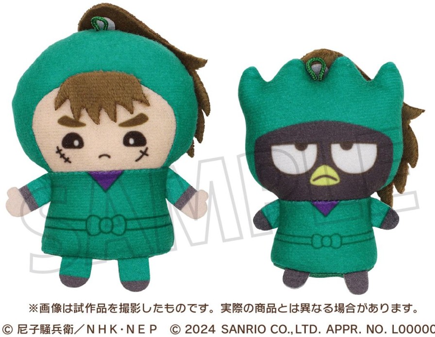 Nintama Rantaro X Sanrio Characters: Finger Mascot Puppela Set [Plush] / Chouji Nakazaike X Bad Badtz-Maru Online