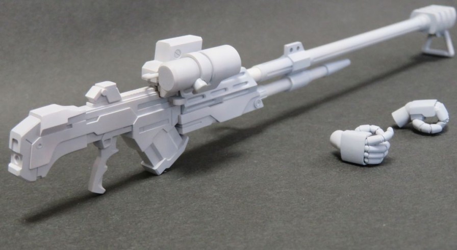 1/144 Vifam: Rc Berg Vifam Support Kit Series Resin Cast Assembly Kit Fam-Lg-03 Rifle For Round Vernian Best