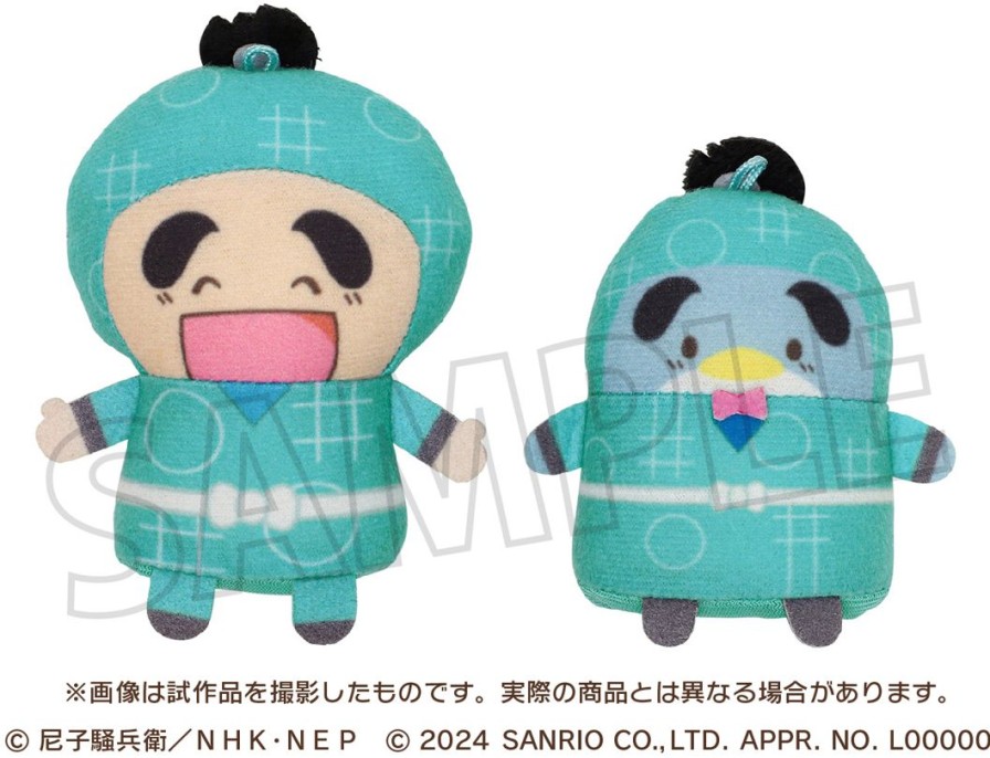 Nintama Rantaro X Sanrio Characters: Finger Mascot Puppela Set [Plush] / Shinbe Fukutomi X Tuxedo Sam Clearance