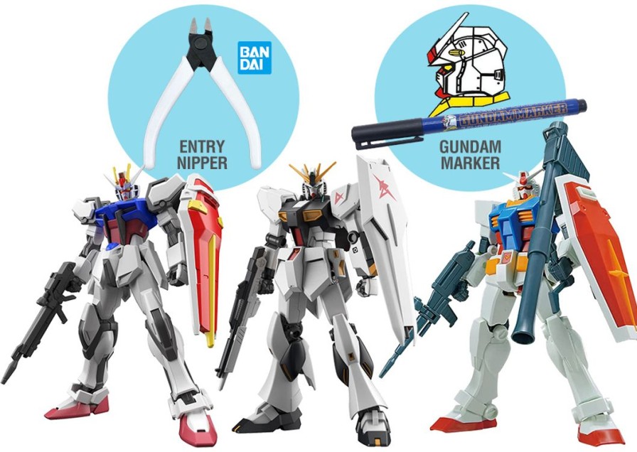 1/144 Gundam Entry Grade Boxless Bundle Set B (Cheap To Ship!) Online