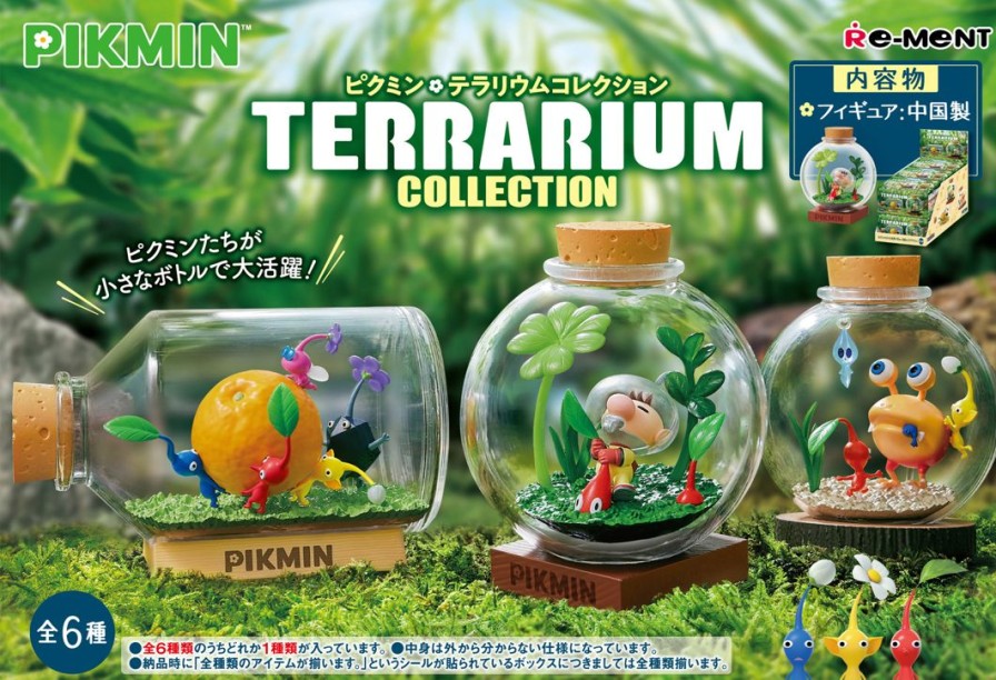 Pikmin: Terrarium Collection: 1Box (6Pcs) (Reissue) Wholesale