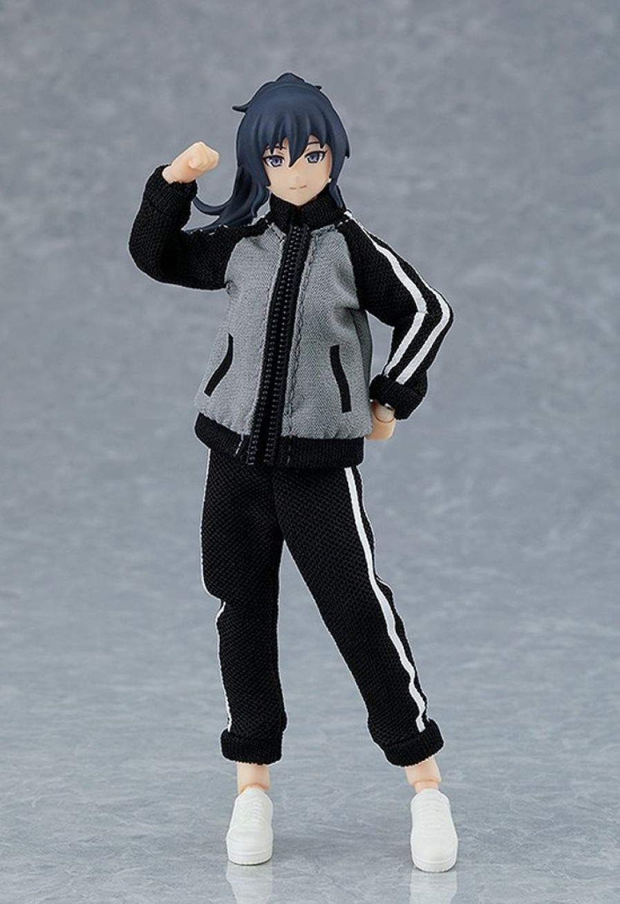 Figma Female Body (Makoto) With Tracksuit + Tracksuit Skirt Outfit New