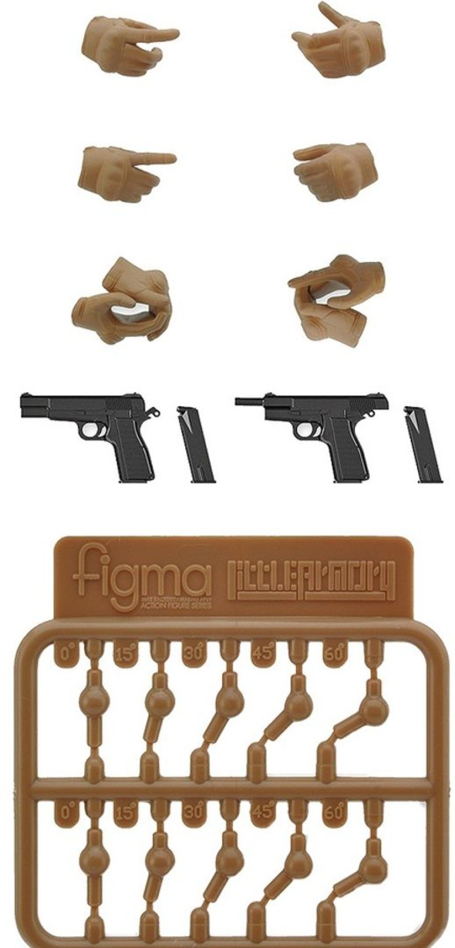 Little Armory Laop06: Figma Tactical Gloves 2 Handgun Set (Tan) Best