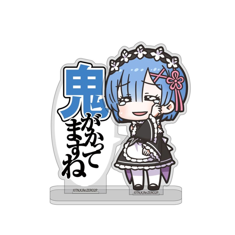 Re:Zero Starting Life In Another World: Oni Gakatte Masune Line Acrylic Stand Best