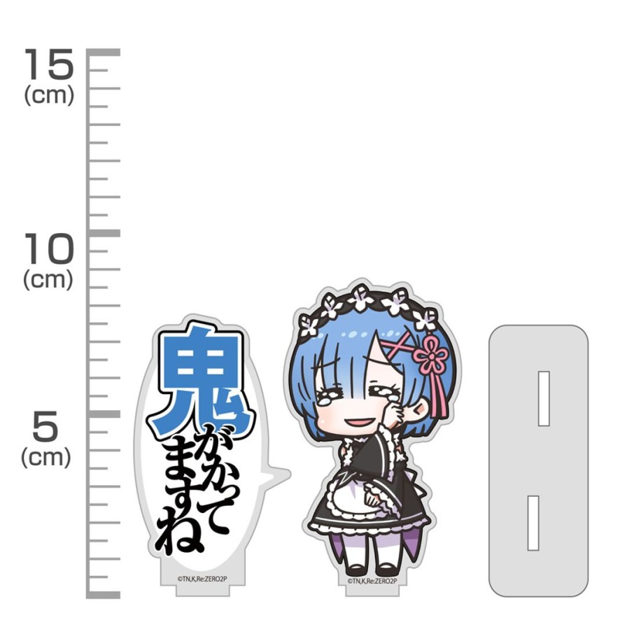 Re:Zero Starting Life In Another World: Oni Gakatte Masune Line Acrylic Stand Best