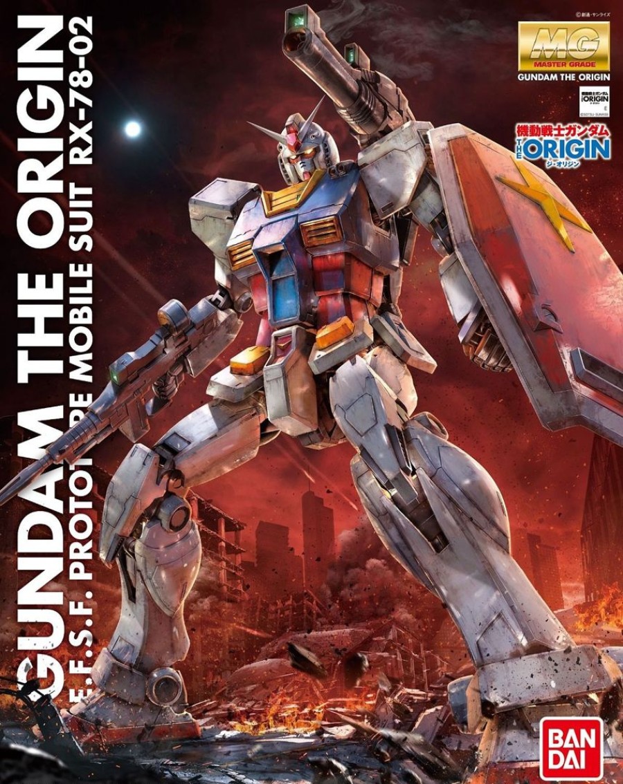 1/100 Mg The Origin Rx-78-02 Gundam New