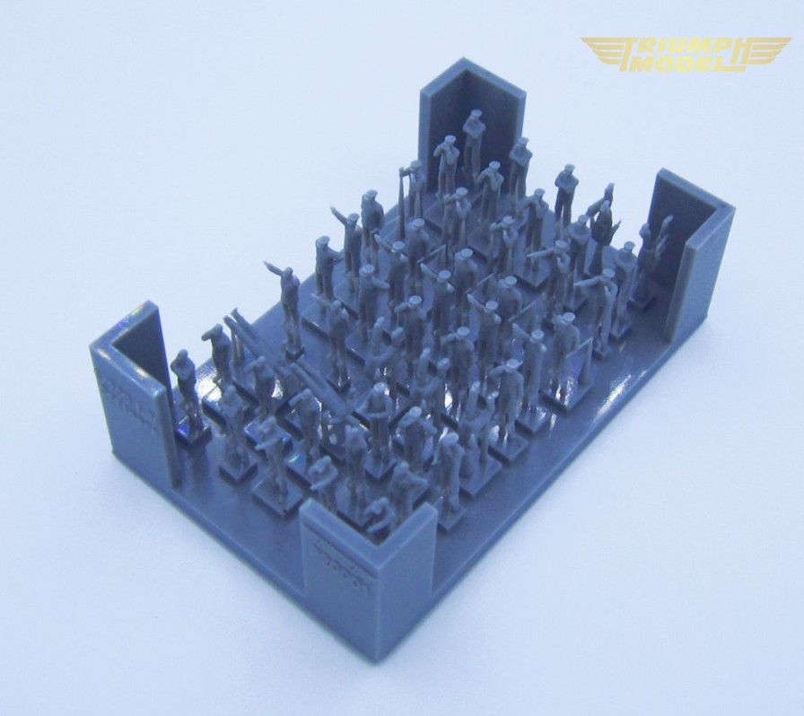 1/200 Ijn Officers Precision 3D Printing Model Set (50 Pcs) Clearance