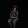 1/35 Wwii Germany Panzergrenadier Sitting On A Chair 1943-44 Best