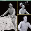 1/16 Ww Ii German Motocycle Rider Figure For R75 Motorcycle Wholesale