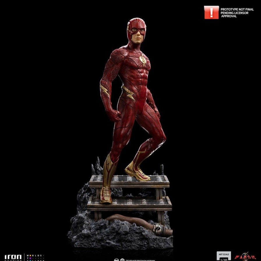 1/10 Dc - Iron Studios Scale Statue: Art Scale - The Flash [Movie / The Flash] New