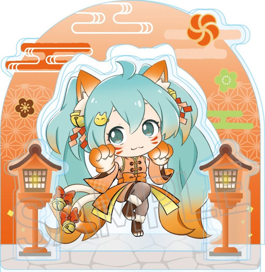 Hatsune Miku: Hyakki Yagyo Diorama Acrylic Stand Nekomata Clearance